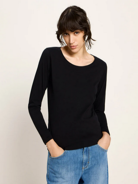 Lanius toppur Langarmshirt black