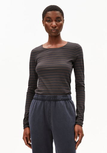 ARMEDANGELS bolur Einiaara Stripes cream/dark steel