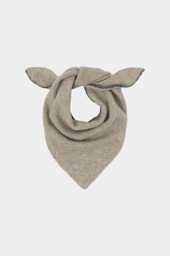 FUB klútur Lambswool bandana Oat melange