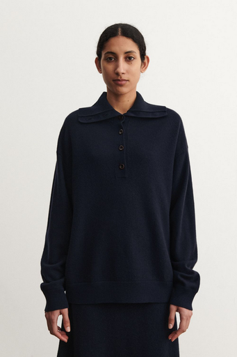 FUB peysa Felted jumper Dark navy