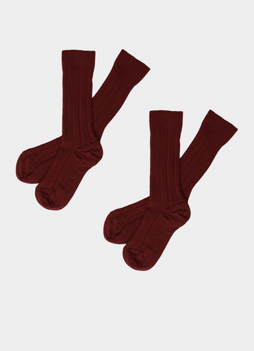 FUB sokkar Knee stockings Cranberry
