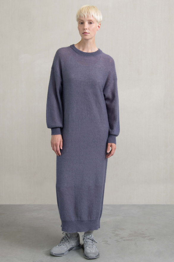 HUMANOID kjóll Falof knit Lapis