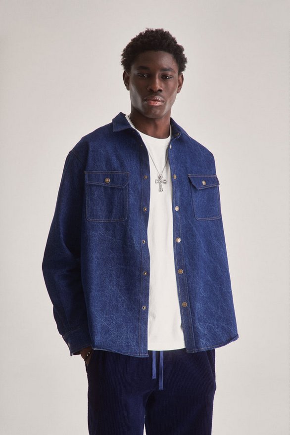 KOMODO skyrta Karda shirt Dark denim