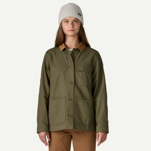 Patagonia jakki Point Reyes Coat canvas BGreen