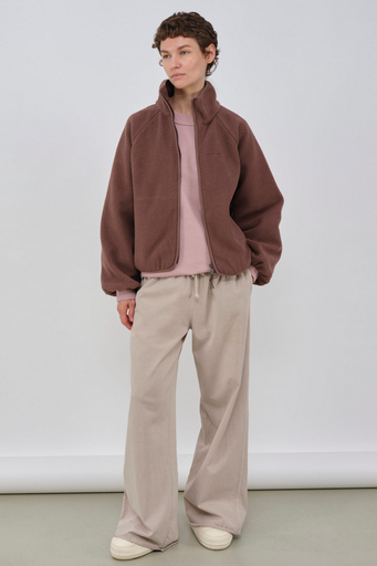 Embassy of Bricks and Logs Cali fleece jacket French toast