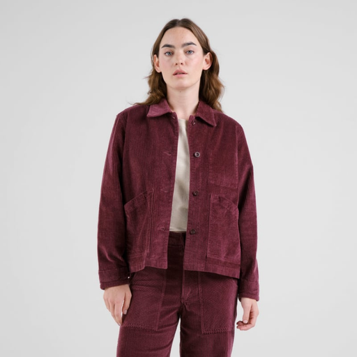 Dedicated jakki Jacket Stiby Cord Fig red