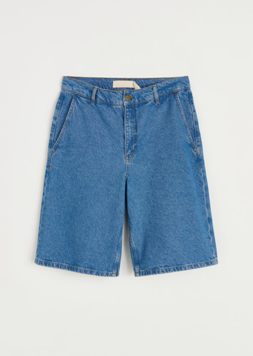 AIAYU stuttbuxur Carlo Denim Shorts CLEAR BLUE