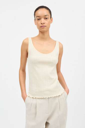 SKALL toppur Edie low back top Butter