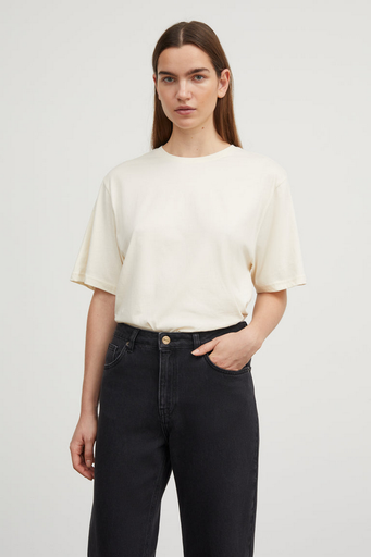 SKALL bolur Andy Oversize tee Light cream