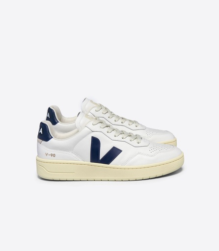 VEJA skór V-90 LEATHER Extra White Black