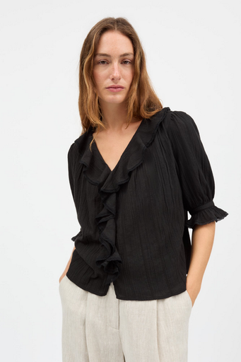 SKALL skyrta Clea blouse Black