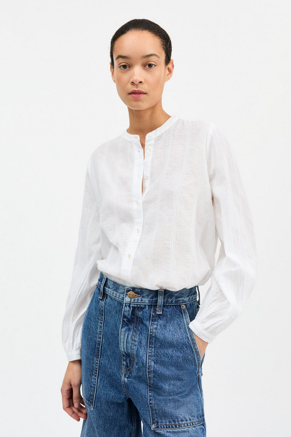 SKALL skyrta Vita shirt Optic white