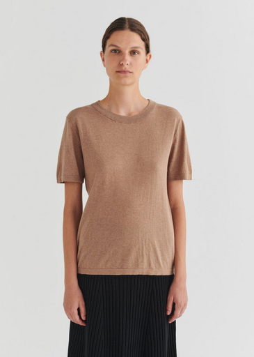 FUB toppur Classic Tee Camel Melange
