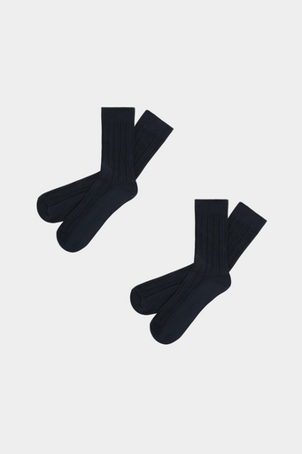FUB sokkar Pointelle Socks Dark navy