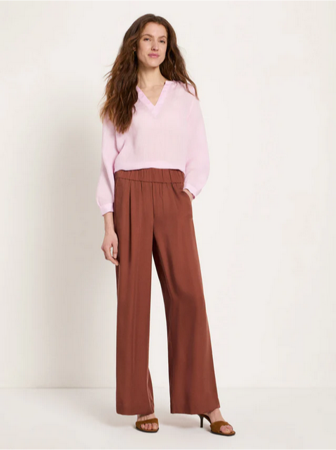 Lanius buxur Hose mit weiten Dark Mocca
