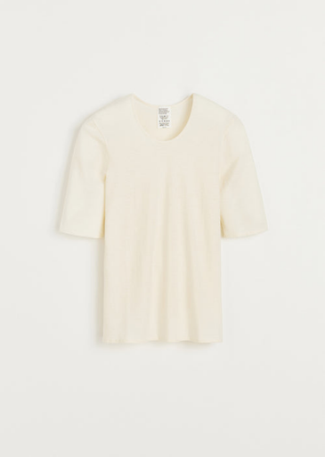 AIAYU BOLUR Gentle Tee Pure Ecru