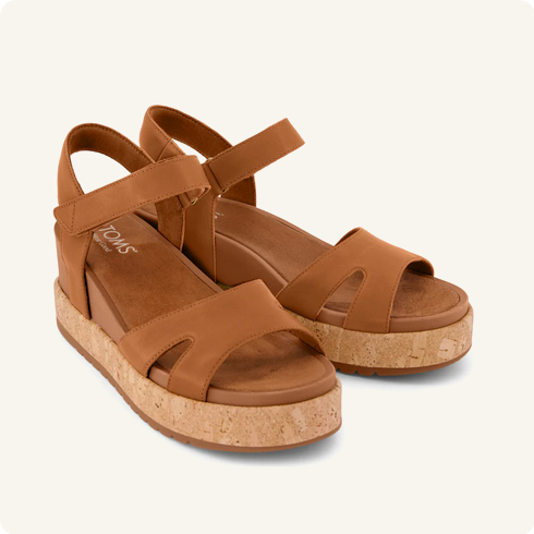 TOMS skór Alana Brown Sugar leather