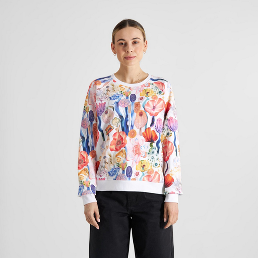 DEDICATED peysa Ystad sweatshirt Fantasy Flowers