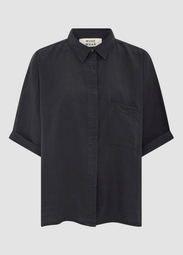 Muse Wear skyrta Tilde shirt Black