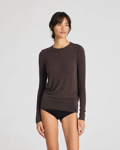 GAI+LISVA Toppur Thyra LS Wool Top Mulch