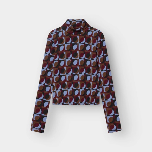 Dedicated Toppur Rib top Malma Retro Geo Multi Color