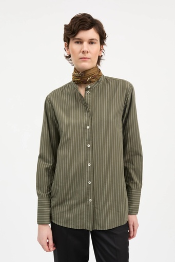 SKALL skyrta Scot shirt Green white