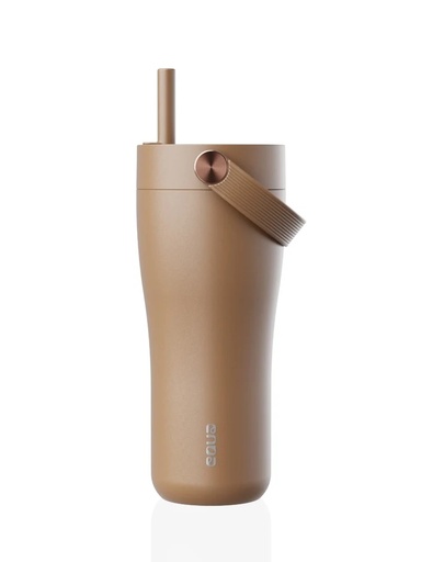 [2772-XL-CT] Equa Carry Cup - Toffee 600 ml