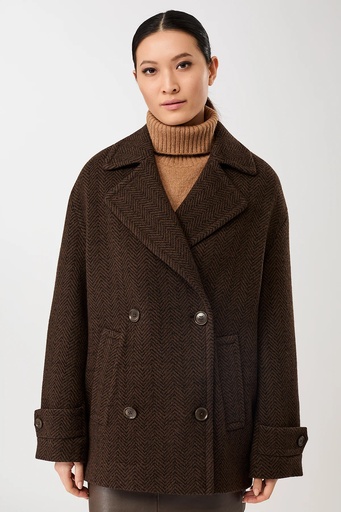 LANGERCHEN jakki JA305WO08 Coffee/Black