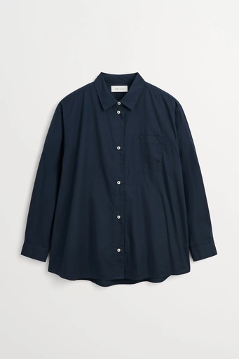 SKALL skyrta Edgar shirt Dark Navy