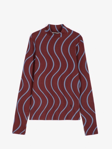 BOBO CHOSES toppur Psicodelic stripes all over turtleneck top