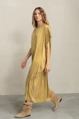 HUMANOID kjóll Tove dress Mustard