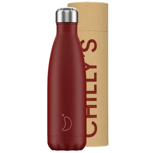 [CHI-105369] Chilly's flaska Öll Rauð Mött 500 ml
