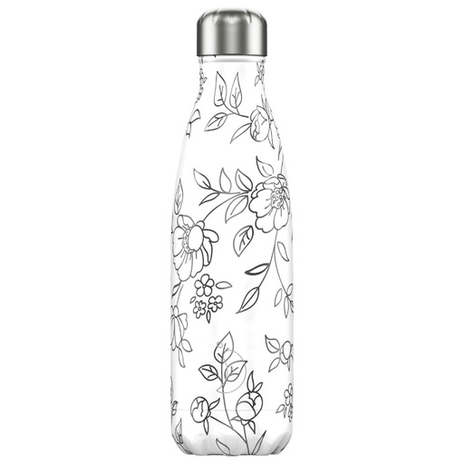 [CHI-105538] Chilly's flaska Lineart Flowers 500 ml