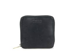 [OMY120009] O MY BAG - Sonny Square Wallet - Black - Stromboli
