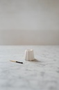 OVO THINGS - Porcelain Canele Candle Holder - Matte white