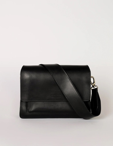 [OMY-2120010] O MY BAG - Harper - Black Classic Leather