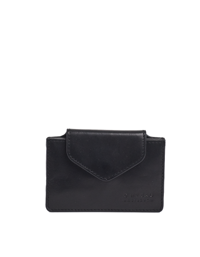 [OMY-212006] O MY BAG -  Harmonica Wallet - Black Classic Leather