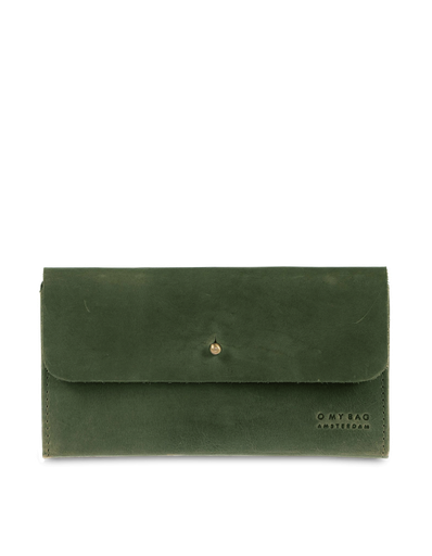 [OMY-212004] O MY BAG -  Pixie's Pouch - Green Hunter Leather