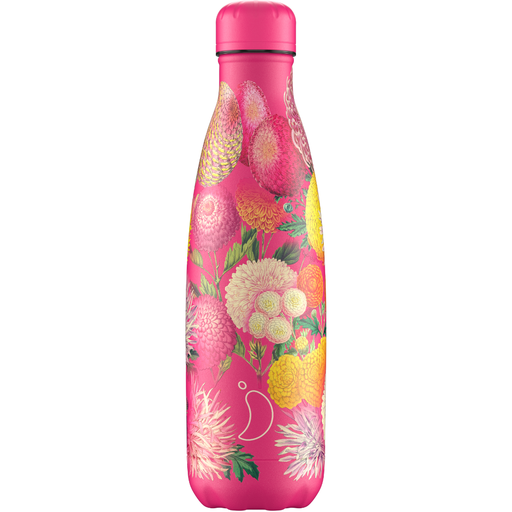 [CHI-105546] Chilly's flaska Floral Pink Pompoms 500 ml