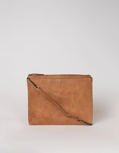 O MY BAG Scarlet Camel Hunter Leather