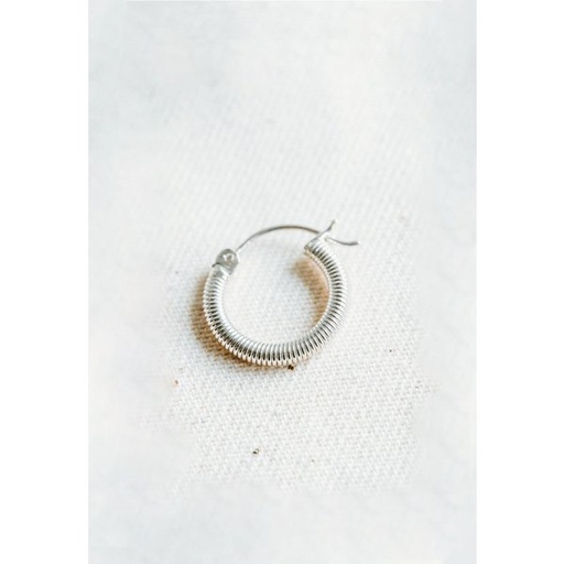 Taj Amsterdam lokkur Single Hoop Amahle Silver