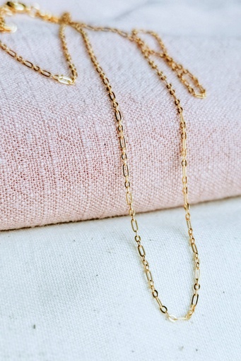 Taj Amsterdam Hálsmen Canisa 45 cm Gold pleated