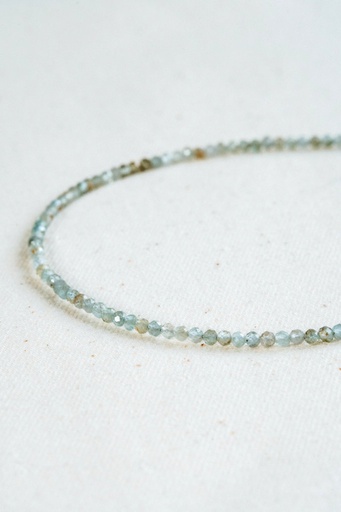 Taj Amsterdam Hálsmen Agate Bead Arethusa cm Silver