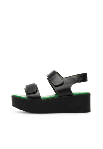 LAST Skór Naomi black/metalic green