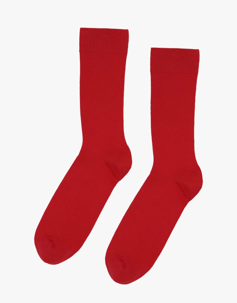 COLORFUL STANDARD - ORGANIC SOCK - SCARLET RED