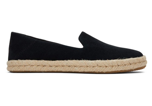 TOMS skór - Women Santiago Black Suede
