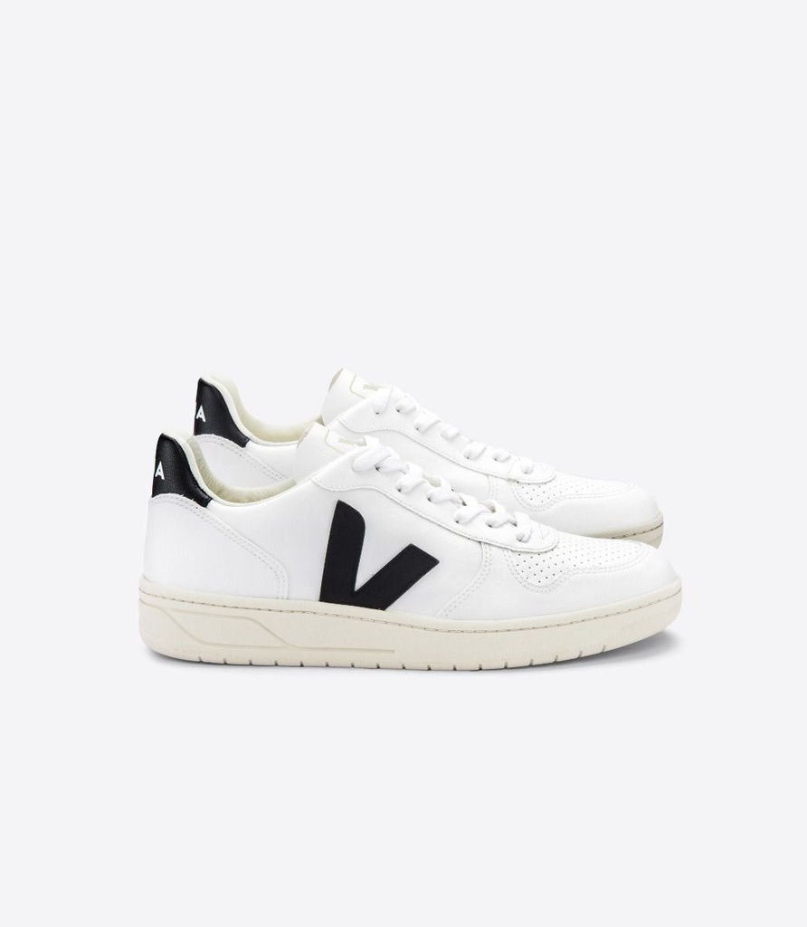 VEJA skór V-10 CWL WHITE BLACK