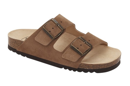 Scholl sandalar Josephine suede brown mules