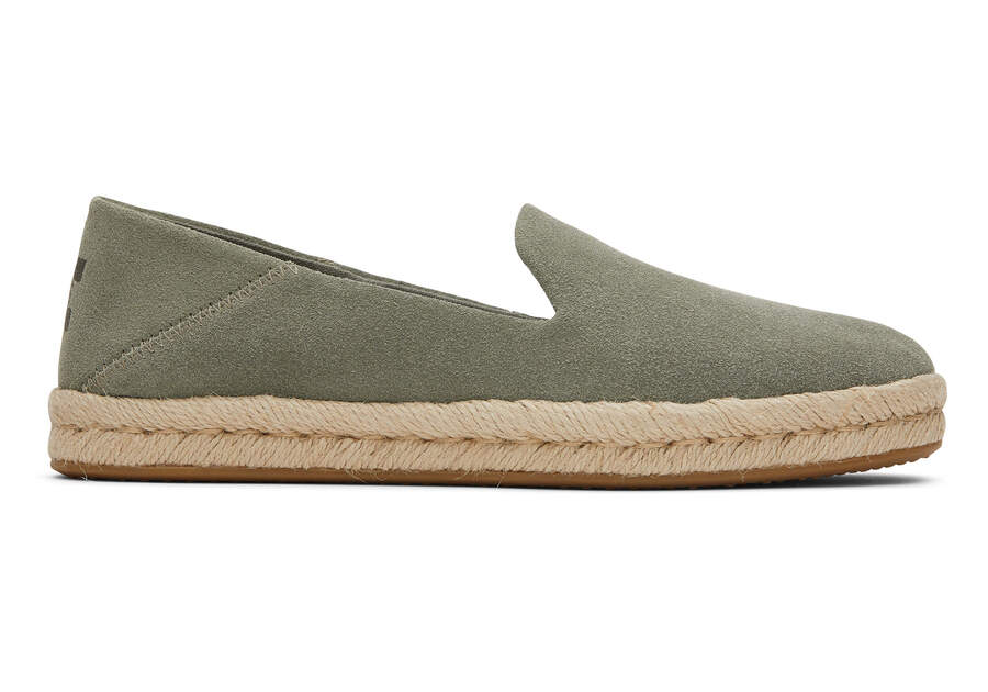 TOMS skór - Women Santiago Vetiver Grey Suede