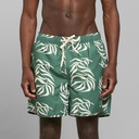 Dedicated Sundskýla Swim Shorts Sandhamn Big Leaf Duck Green